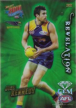 2010 Select AFL Champions - Revelations Green Gem #RG29 Josh Kennedy Front